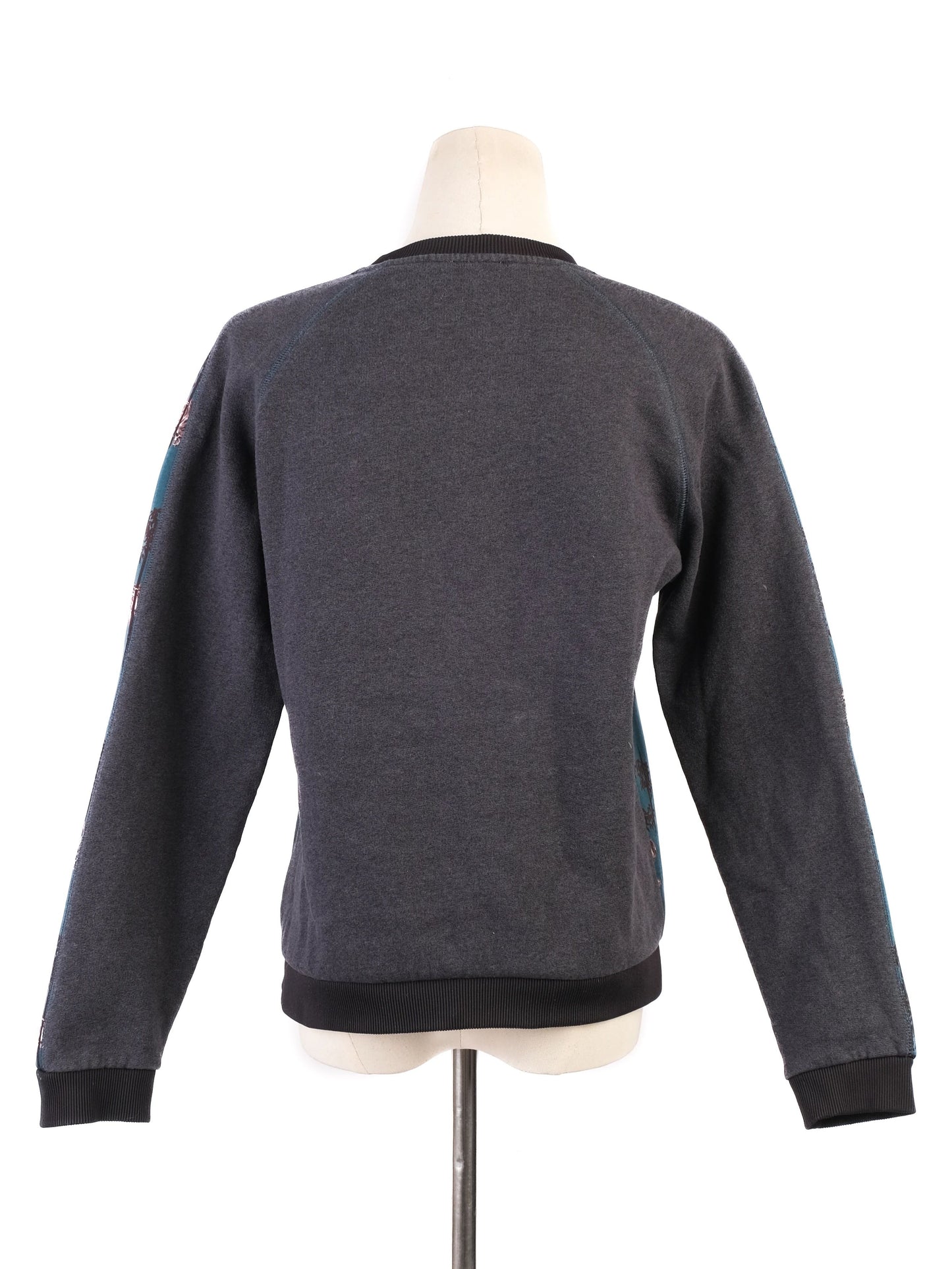 excellent kenzo women's sweatshirt blue polyester size s