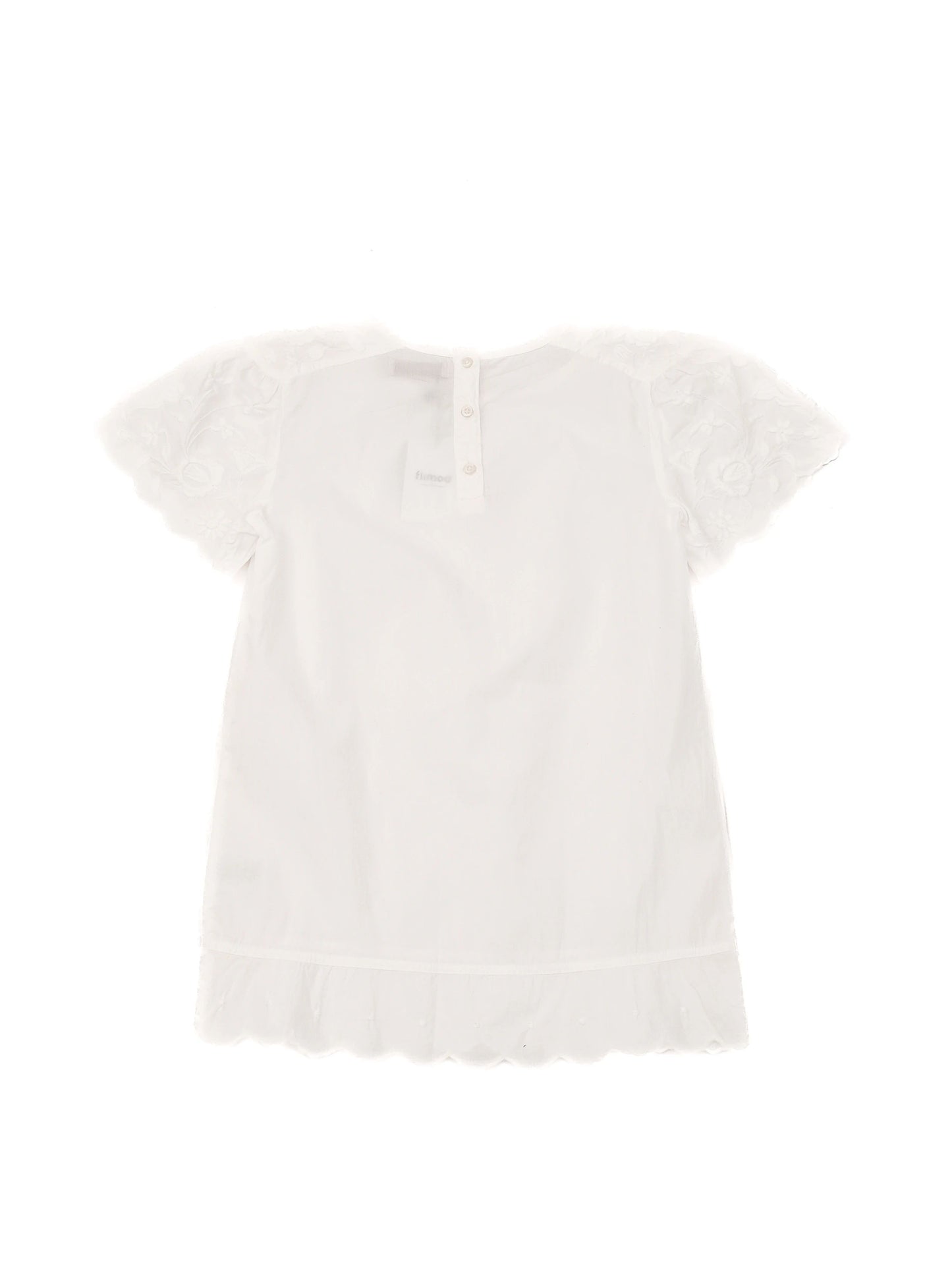 excellent stella mccartney kids white cotton blouse size 10