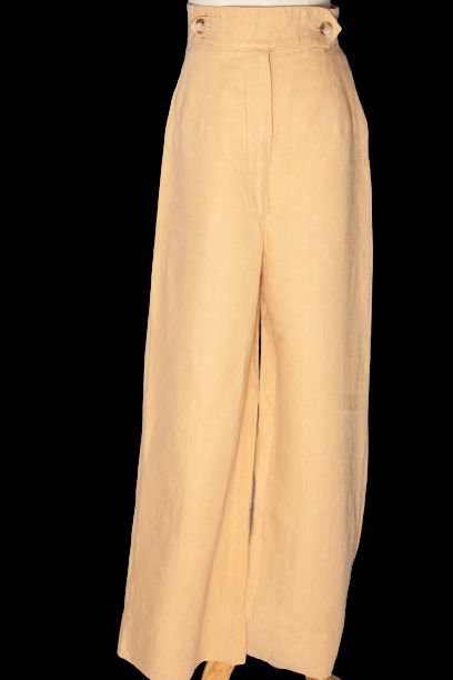 Good Intrend Orange Wide-Leg Trousers Size S for Women