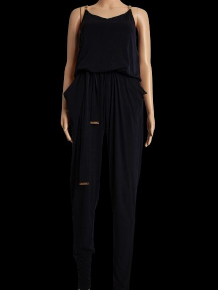 Excellent Michael Kors Black Jumpsuit Size S with Thin Straps