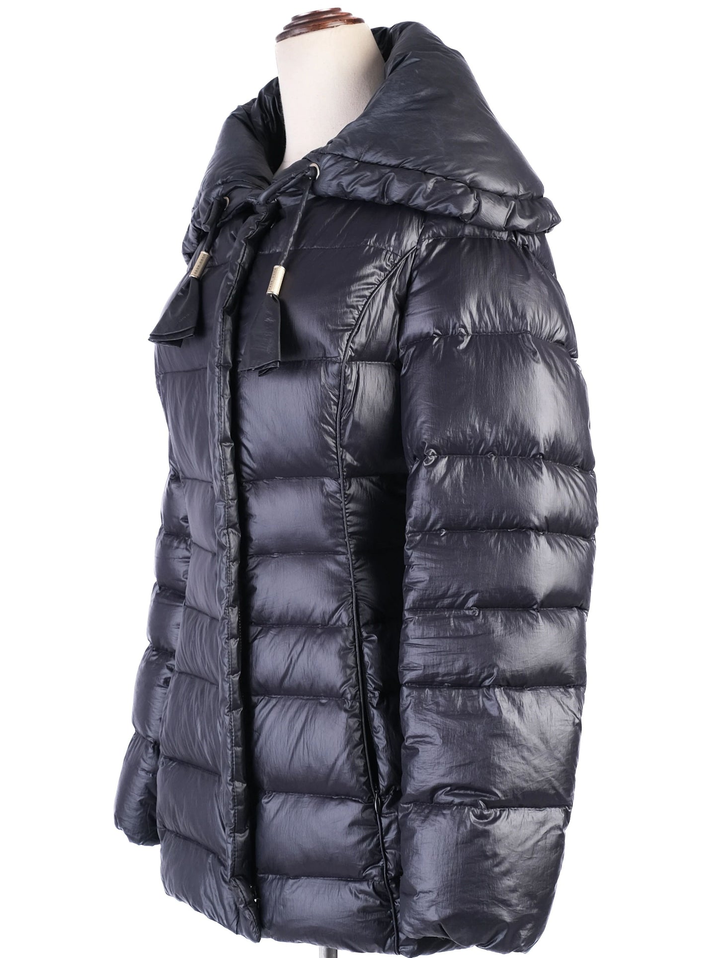 excellent hugo boss black puffer jacket xs polyester women