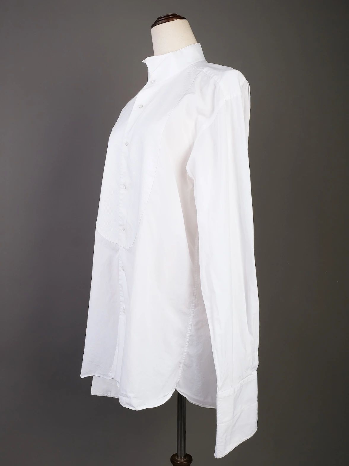 excellent ralph lauren white cotton formal dress shirt size xl