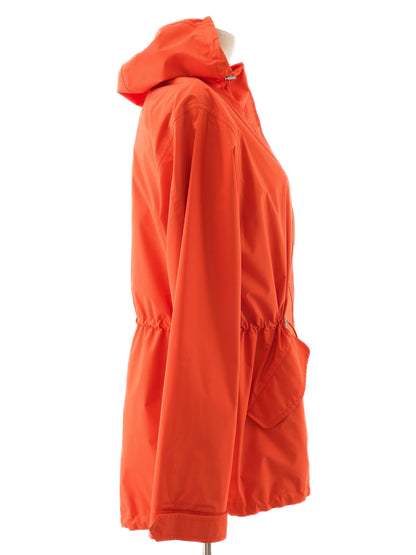 Perfect Loro Piana Orange Hooded Jacket Women's XS