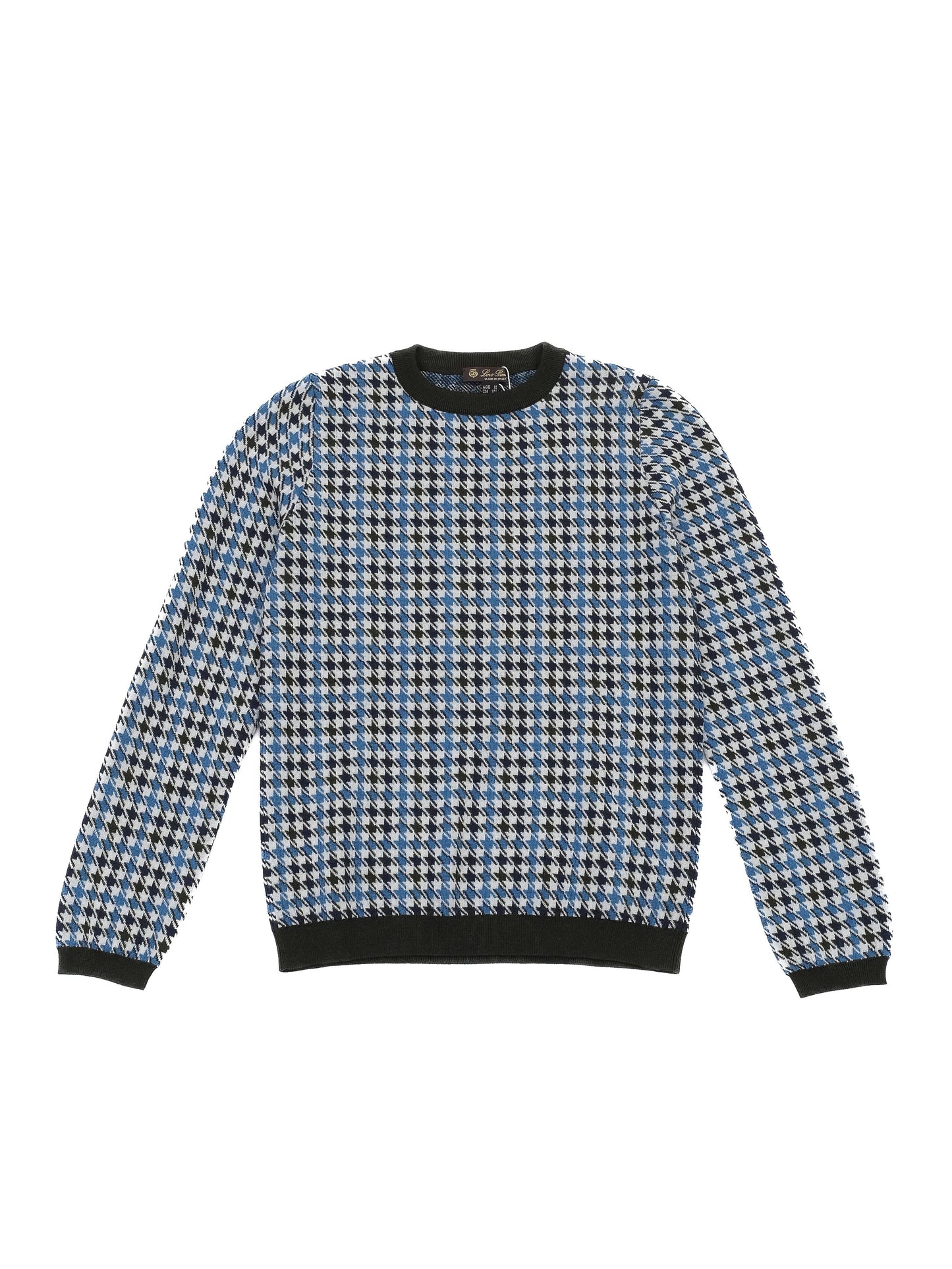 perfect loro piana houndstooth sweater for kids size 12 silk blend