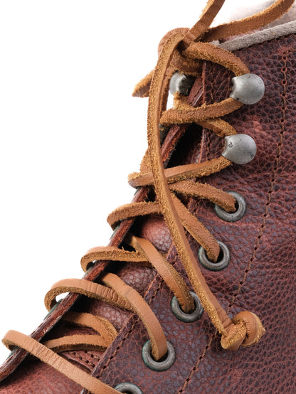 Average Diesel Orange Leather Boots Size 42 for Men