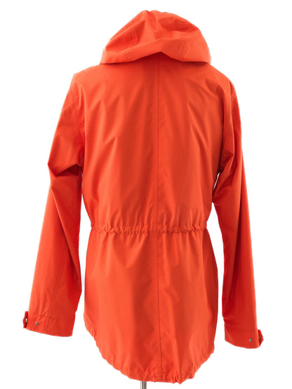 Perfect Loro Piana Orange Hooded Jacket Women's XS