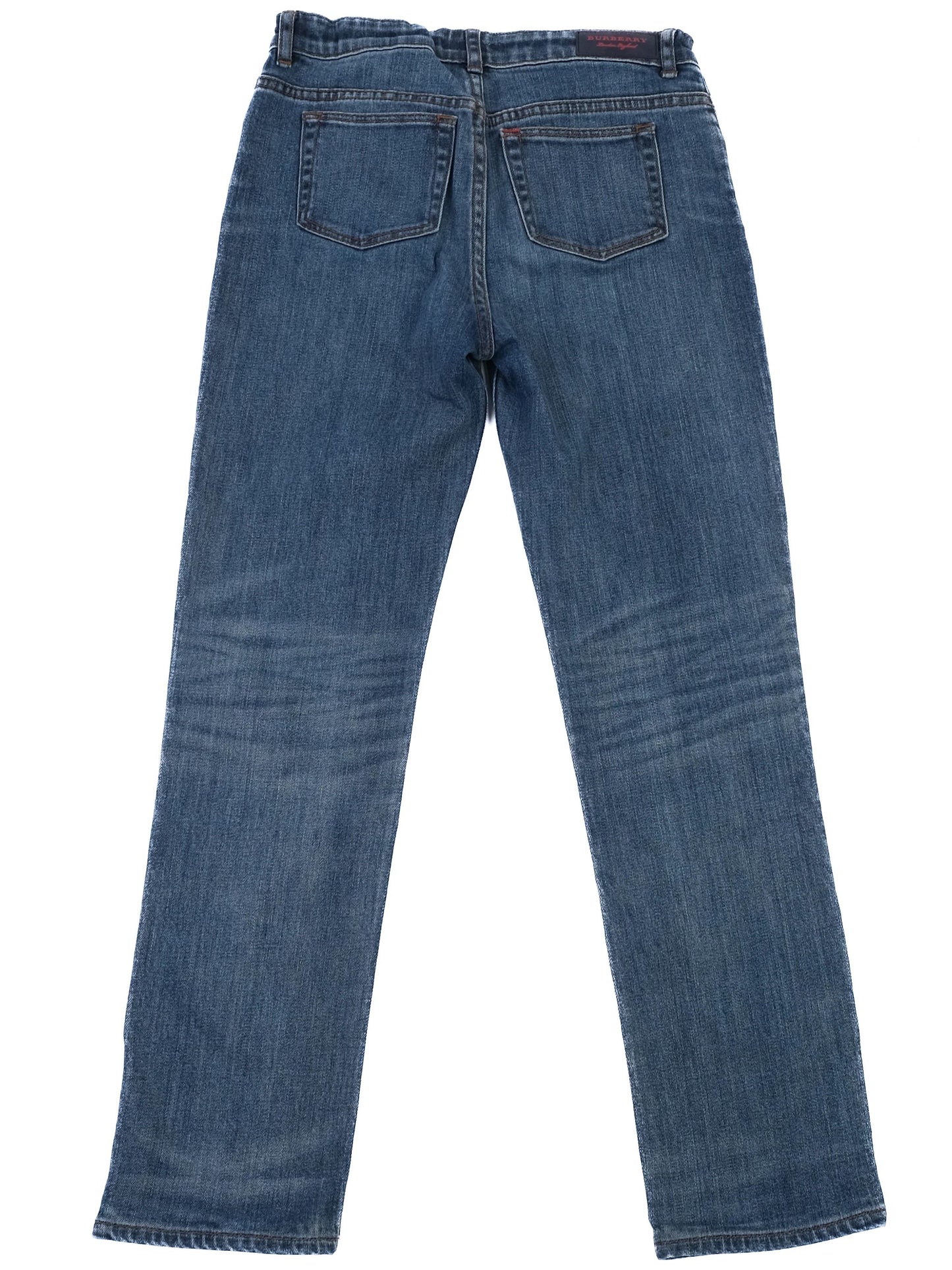 excellent burberry children's blue denim jeans size 12