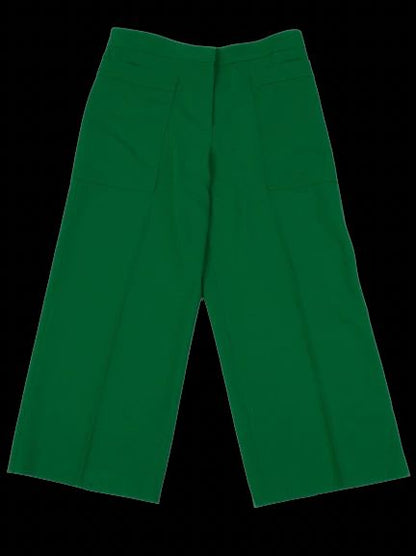Excellent Jil Sander Green Wool Pants Size M Made in Italy