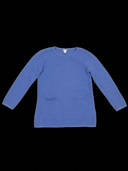 Excellent COS Blue Cotton Sweater for Kids Size 8 with Pockets