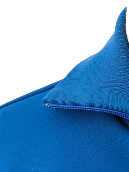 Excellent Balenciaga Blue Zip-Up Jacket Size S Women Viscose