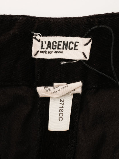EXCELLENT L'agence Black Women's Pants Size XXS Elastane