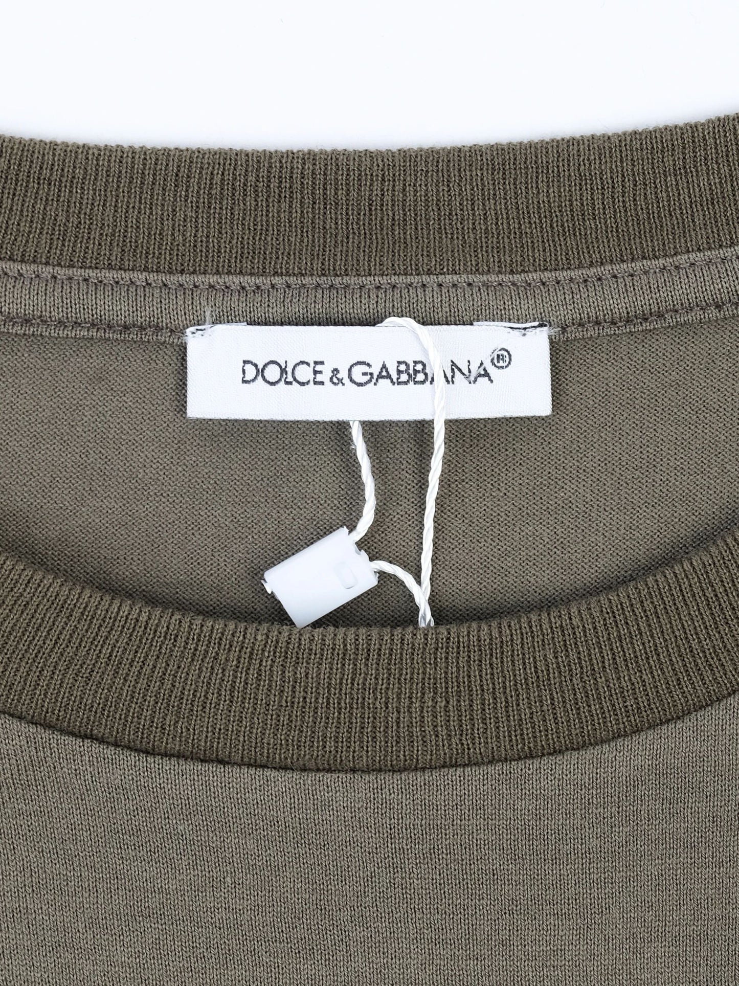 excellent dolce & gabbana kids green camouflage t-shirt size 10