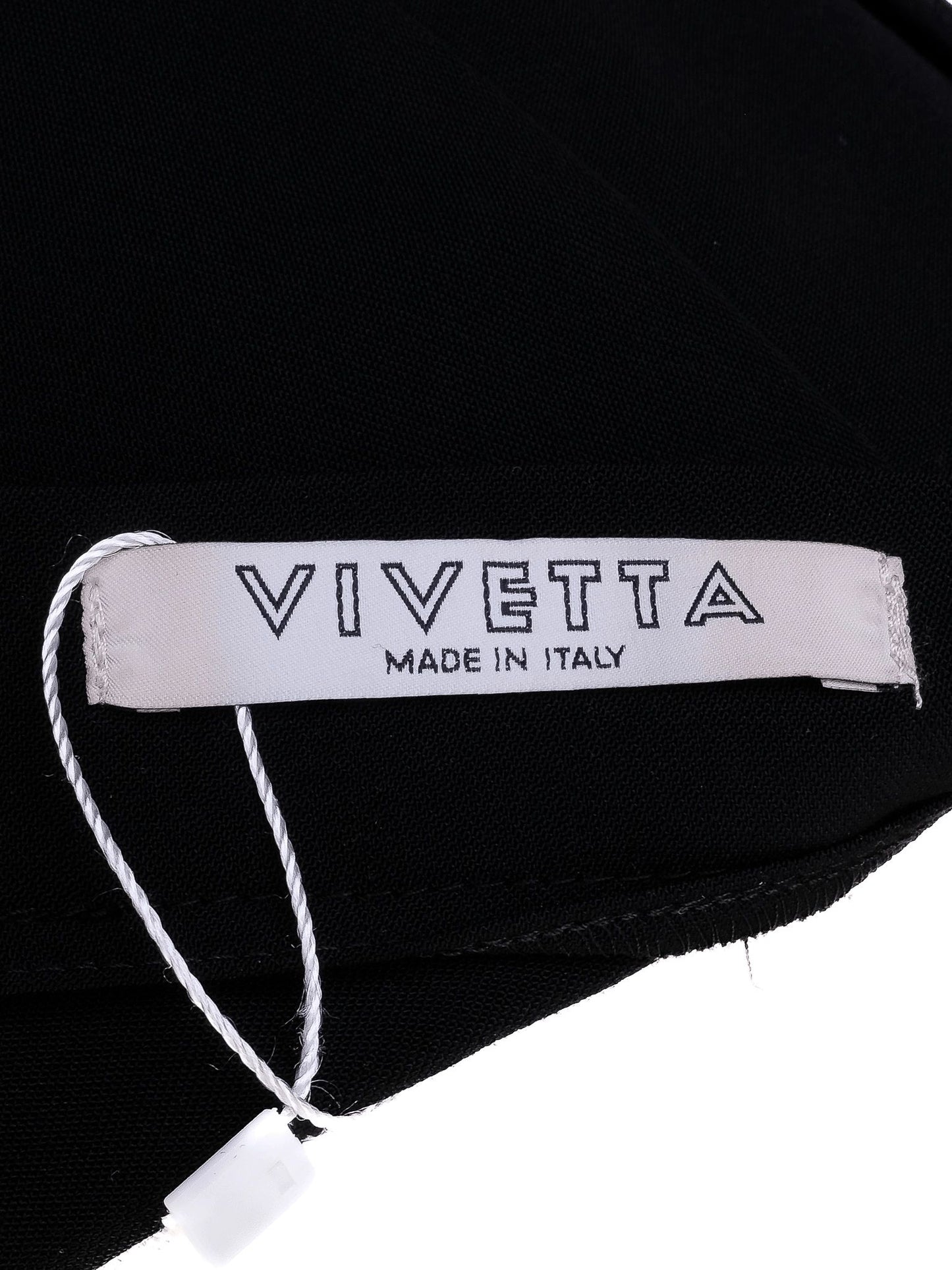 vivetta black cotton skirt with unique face applique design