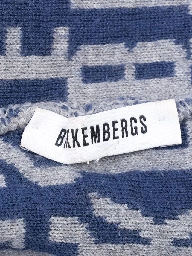 excellent bikkembergs gray polyester beanie hat for kids size 5