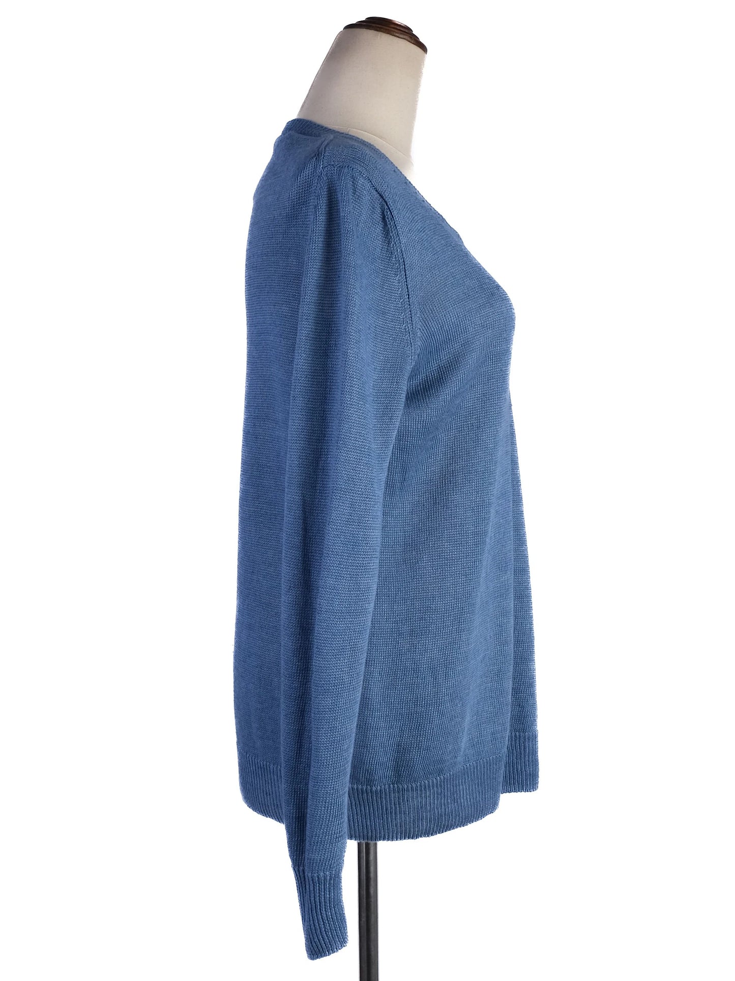 excellent weekend maxmara blue sweater size m - women's long sleeve