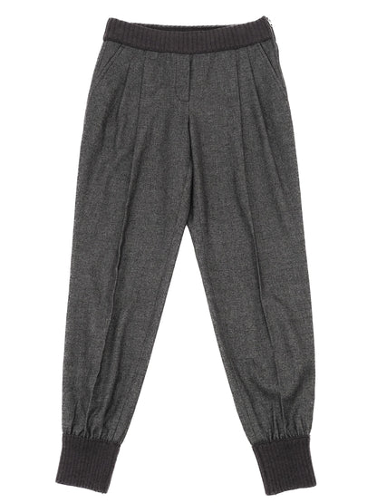 Excellent Dolce & Gabbana Gray Wool Jogger Pants Size S