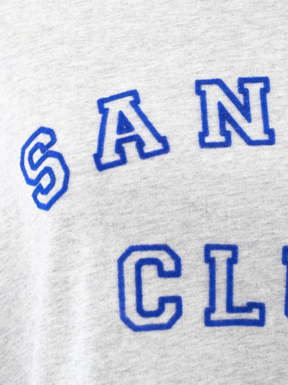 Excellent Sandro Gray T-Shirt Women's Size Casual Cotton SANDRO CLUB
