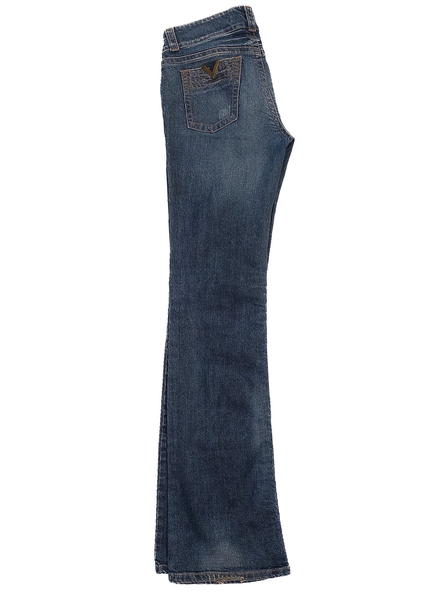 excellent red valentino blue cotton jeans size m