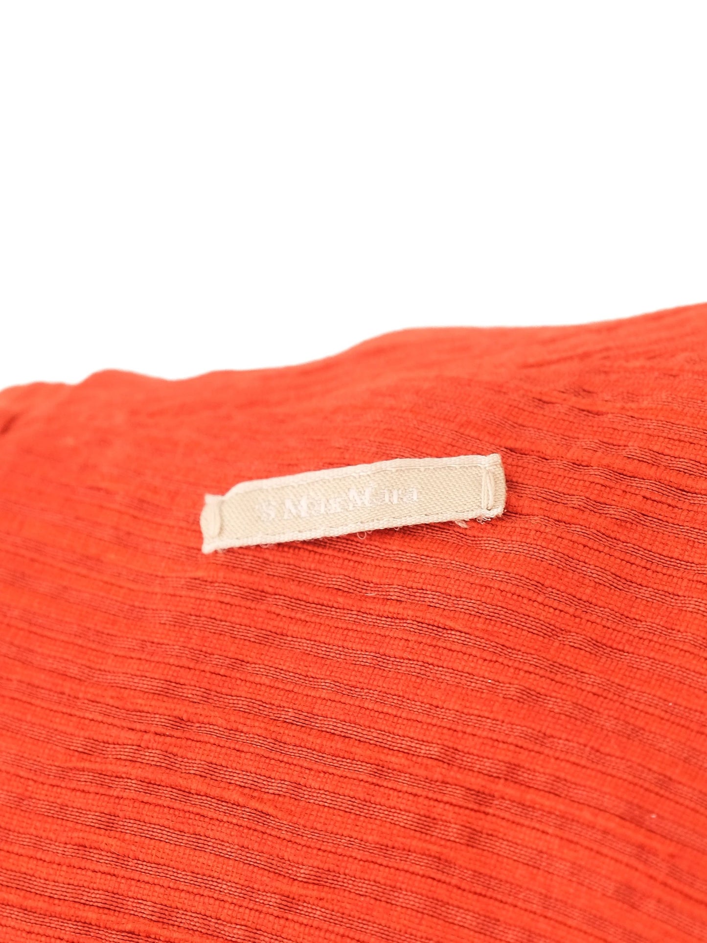 excellent max mara red silk dress size m knee-length with pockets