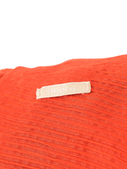 Excellent Max Mara Red Silk Dress Size M Knee-Length with Pockets