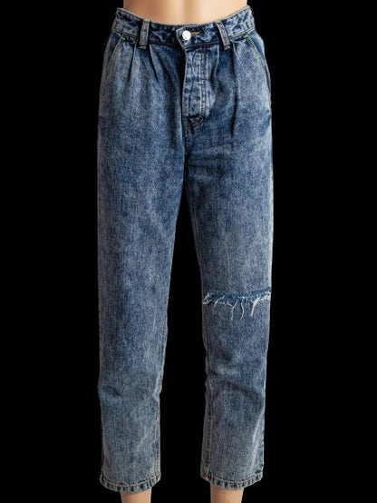 Excellent SJYP Blue High-Waisted Denim Jeans Size XS