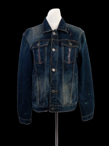 Dsquared2 Women's Blue Denim Jacket Excellent Condition Size L