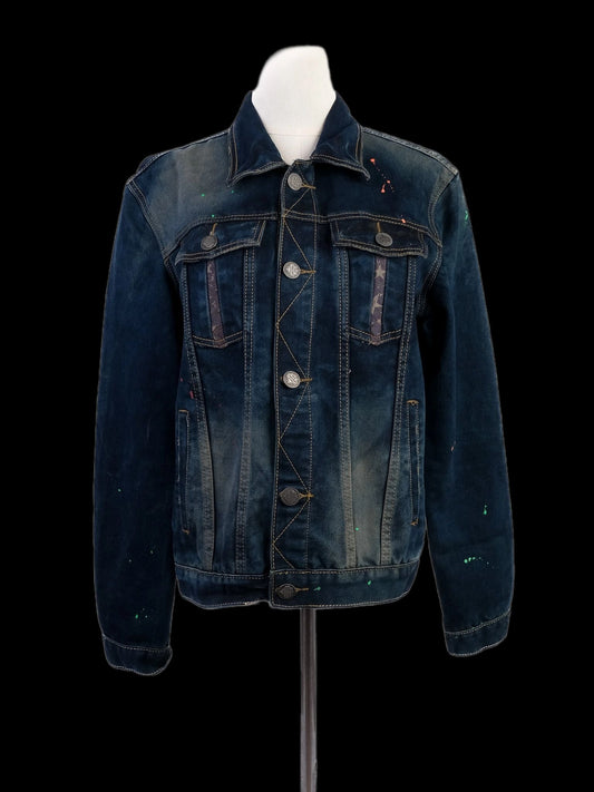 Dsquared2 Women's Blue Denim Jacket Excellent Condition Size L
