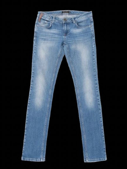 Massimo Dutti Women's Blue Cotton Jeans Size M Excellent