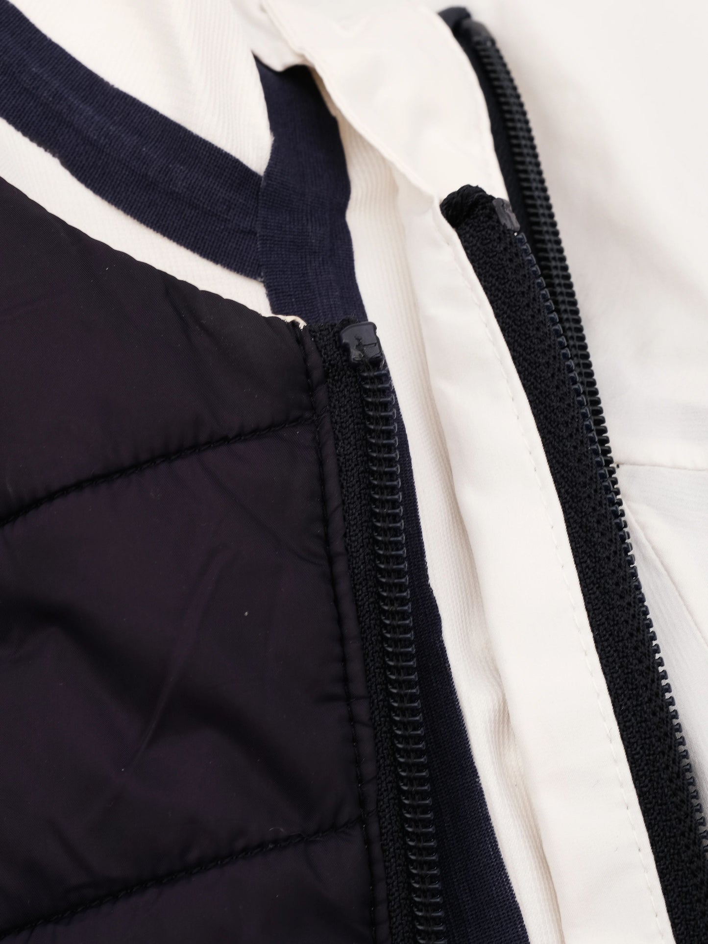 excellent jacadi hooded jacket white nylon size 12 for kids