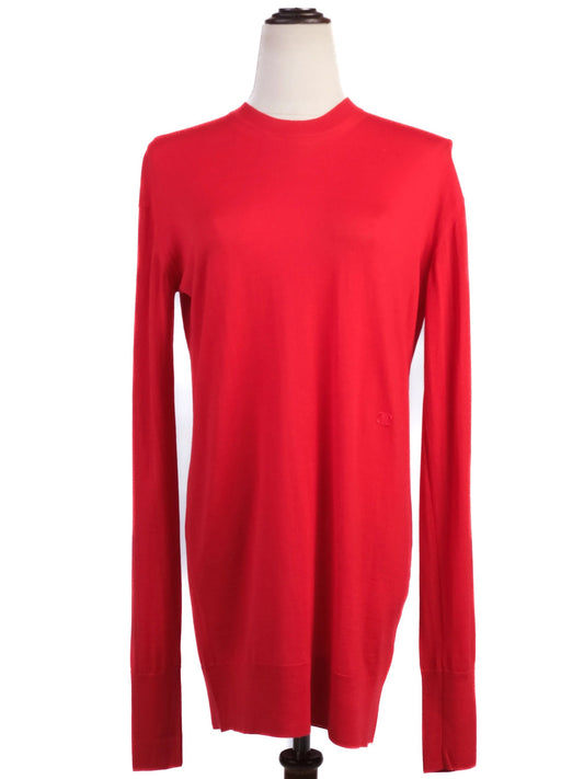 Excellent Celine Red Wool Sweater Size XS for Women