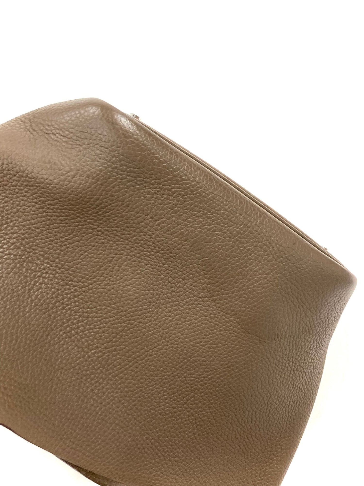 Hermes Etoupe Picotin MM,Taurillon Clemence PHW  U Stamp
