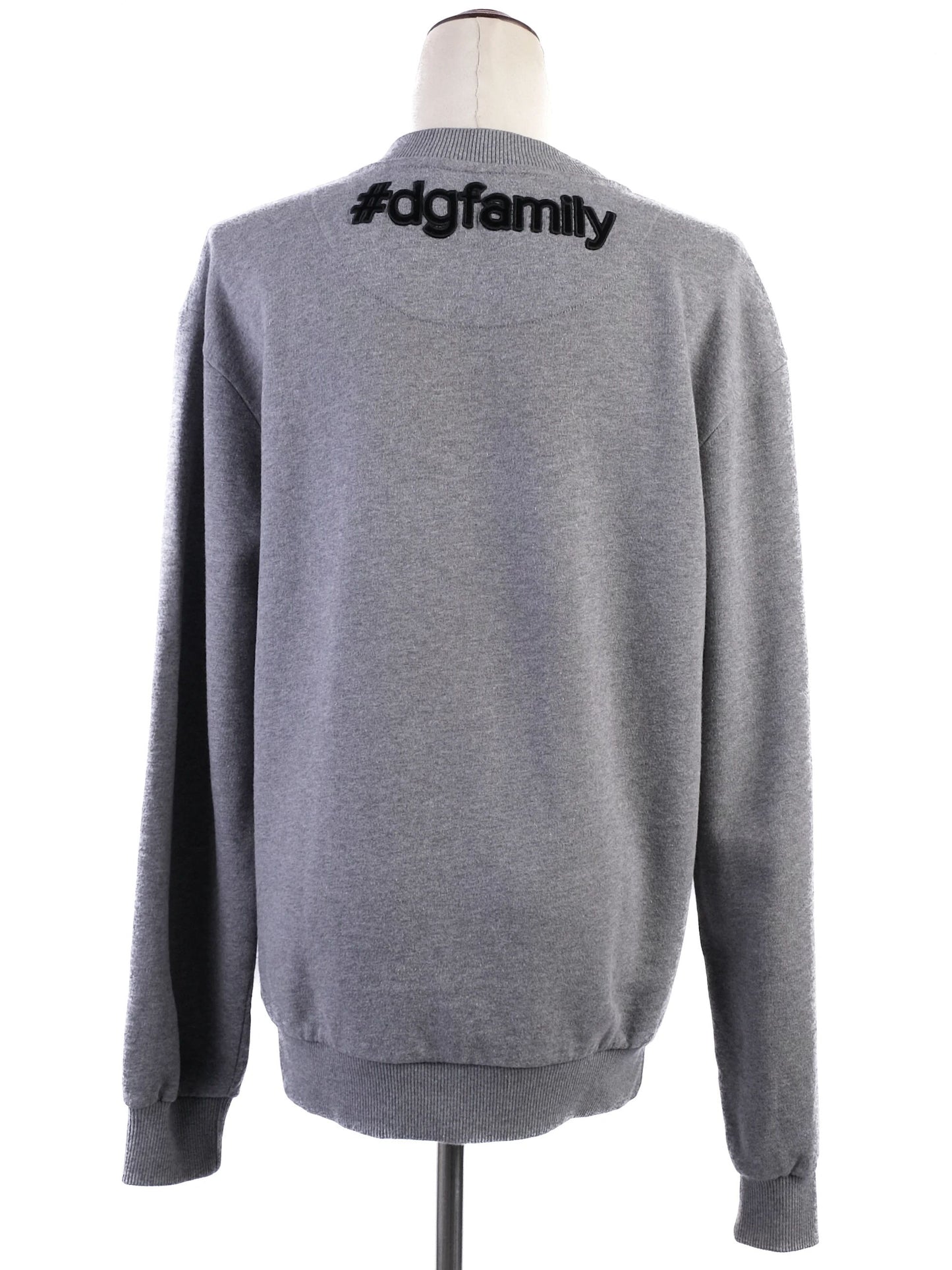 excellent dolce gabbana gray cotton sweatshirt size s with #dgfamily
