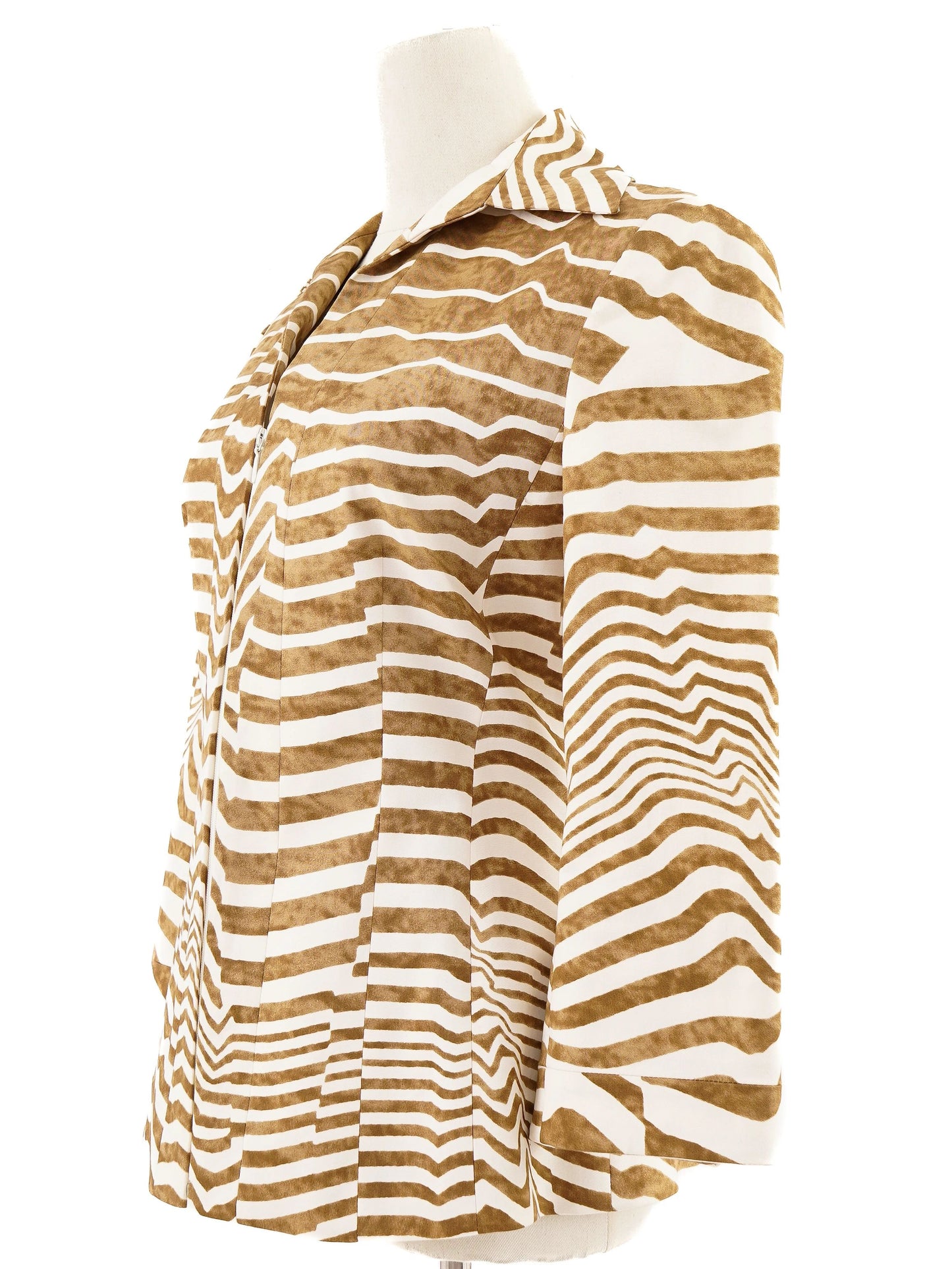 perfect gianfranco ferr� orange striped shirt size m women