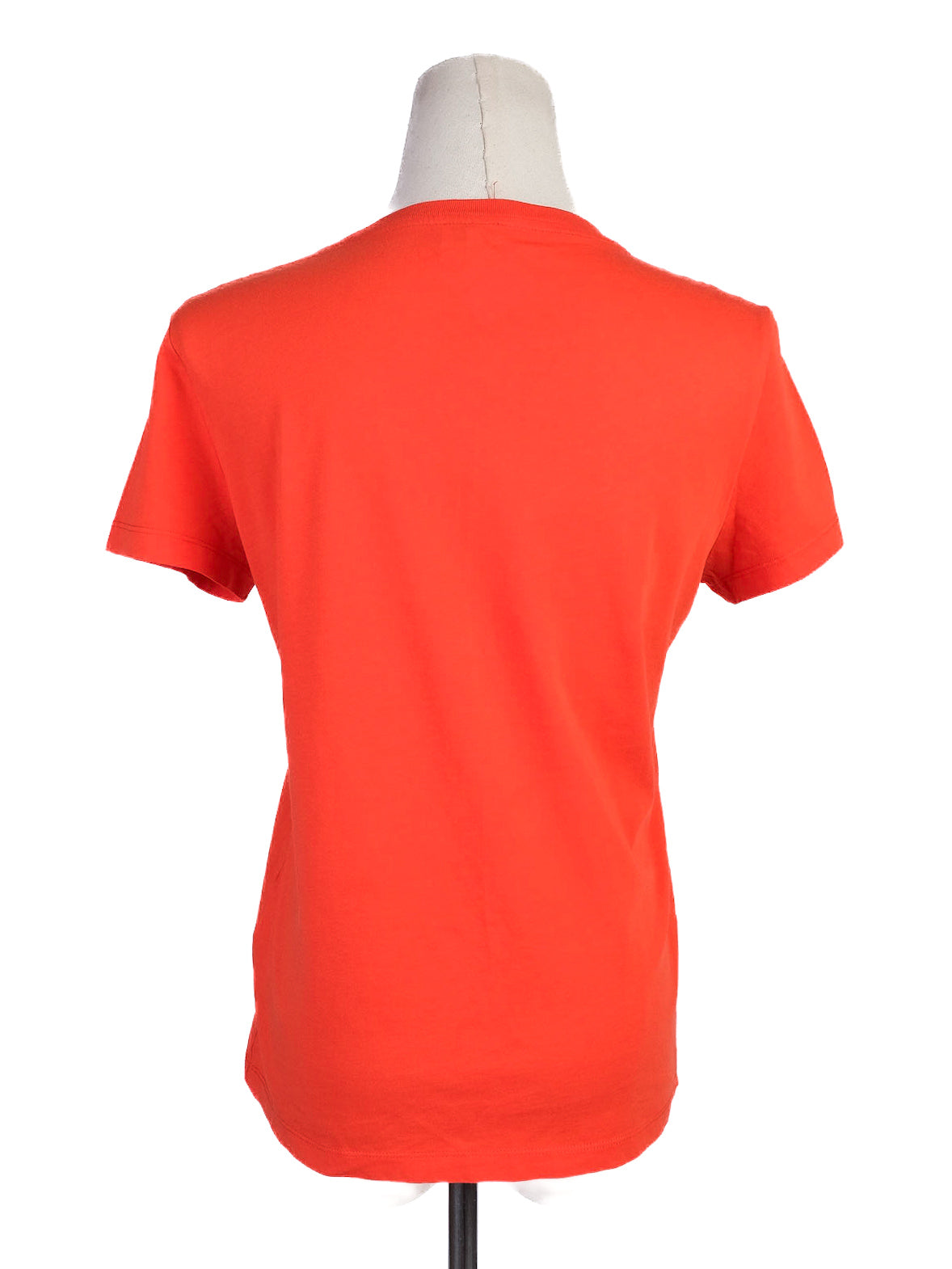 excellent kenzo orange tiger t-shirt women size s cotton paris