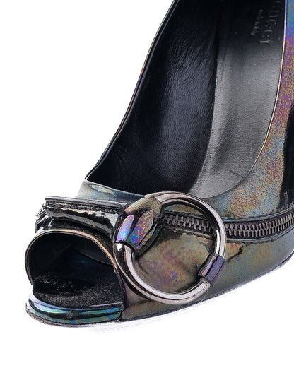 Average Gucci High-Heeled Shoes Combined Leather Size 37