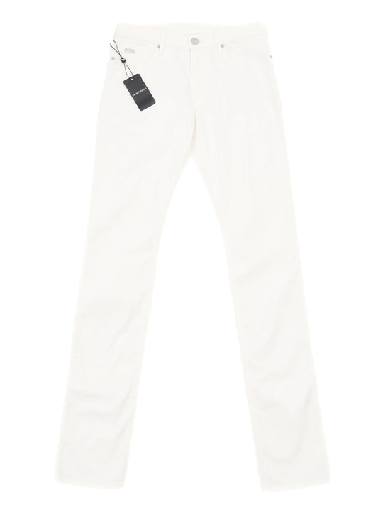 NEW Emporio Armani White Jeans Size M Women's Elastane