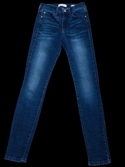 good guess blue denim jeans size 14 for kids - skinny fit