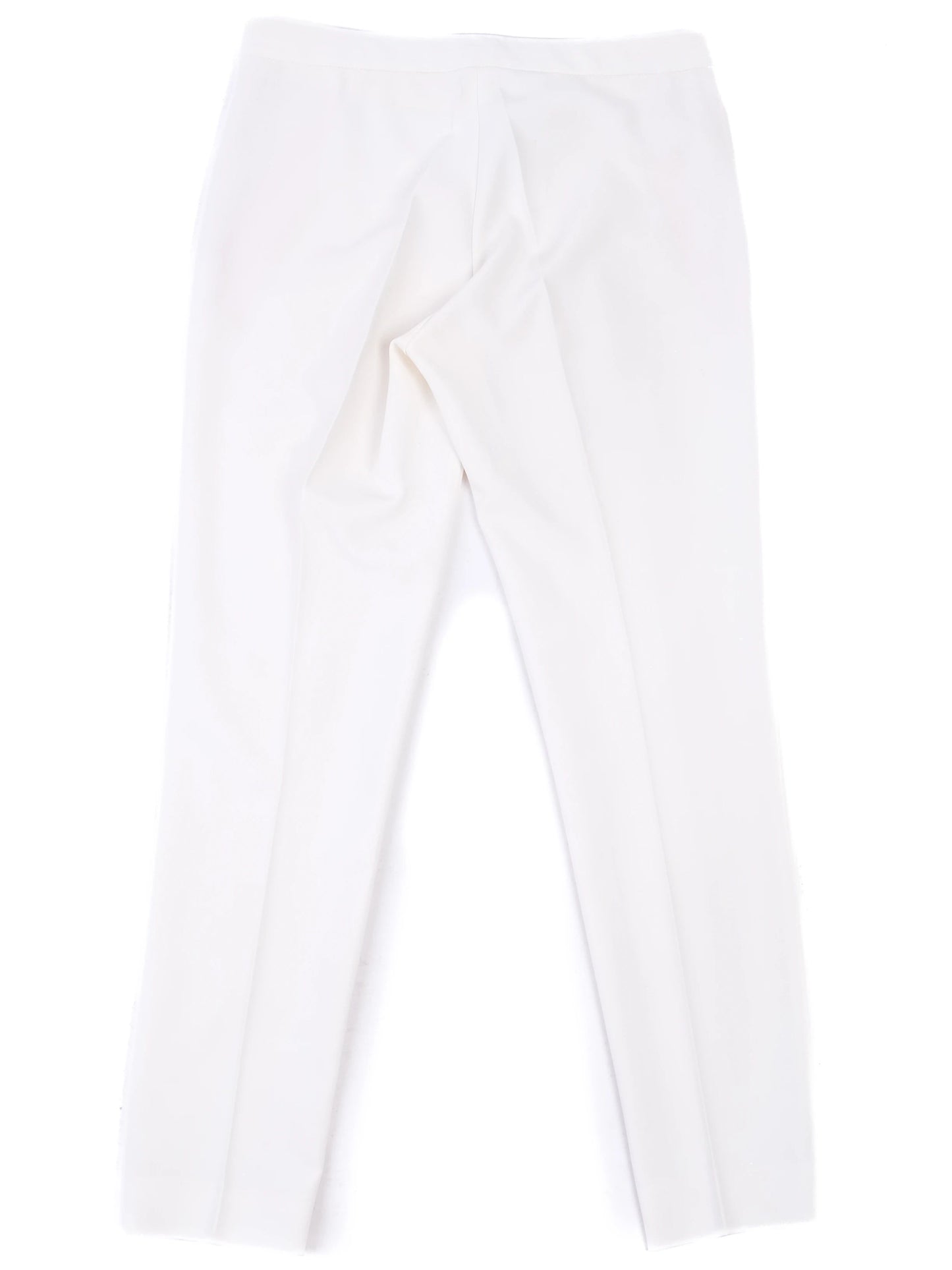 good moschino white trousers size m triacetate women