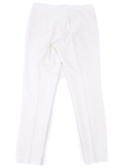 Good Moschino White Trousers Size M Triacetate Women