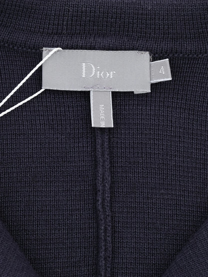 Perfect Dior Blue Viscose Knitted Cardigan Jacket Size 4 for Kids