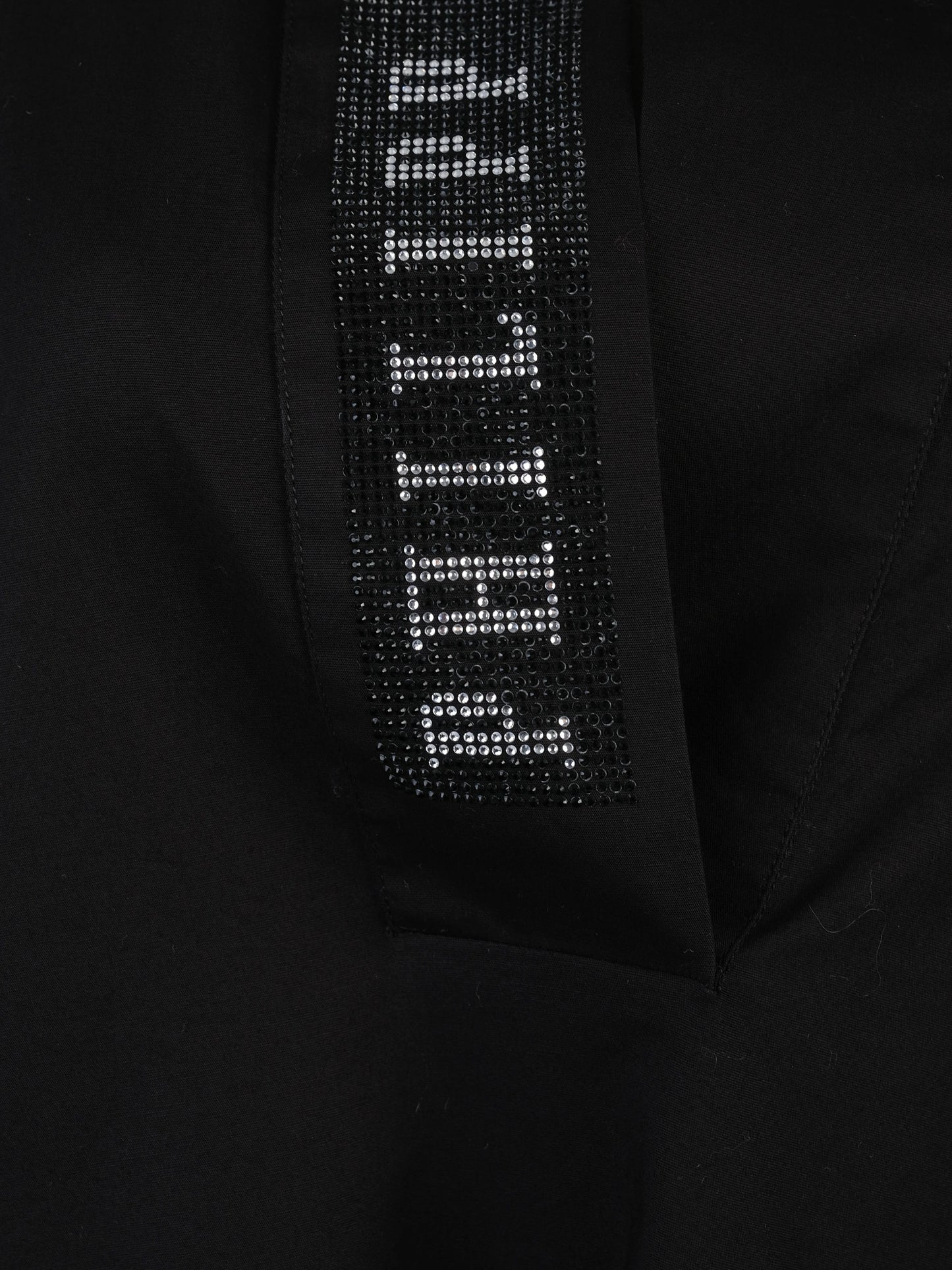 excellent phillipp plein black long sleeve tunic shirt size s