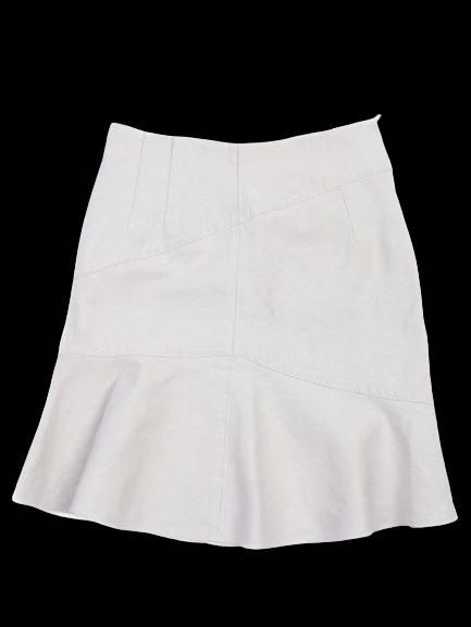 excellent isabel marant white flared hem skirt size s