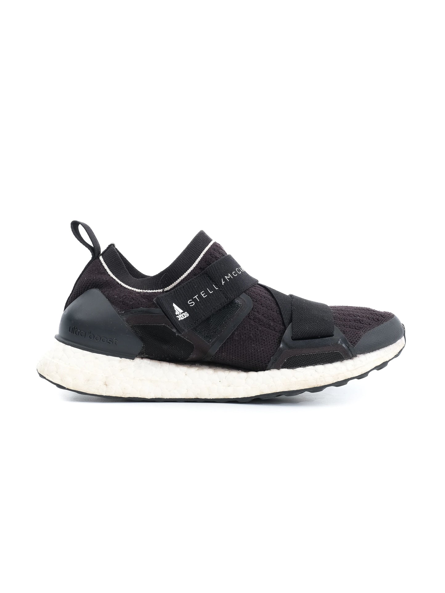 stella mccartney black textile sneakers size 37.5 excellent condition