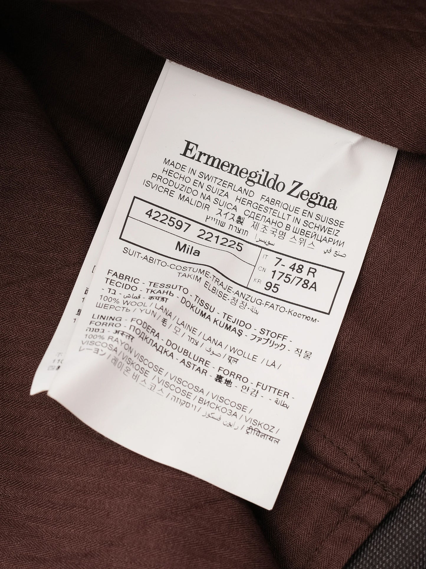 perfect ermenegildo zegna gray wool suit jacket size m