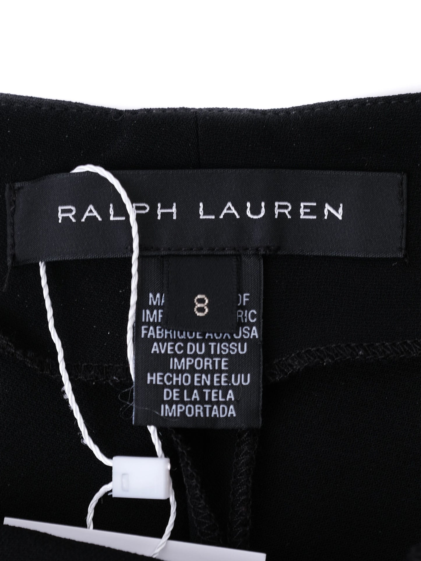 excellent ralph lauren black viscose pants size 8