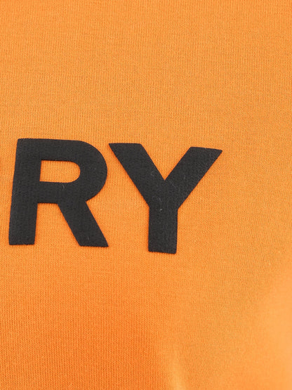 Excellent Burberry Orange T-Shirt Women Size S Cotton
