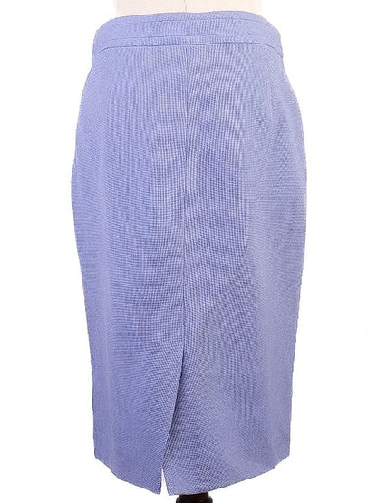 Excellent Hugo Boss Women's Suit Blue Cashmere Wool Size S