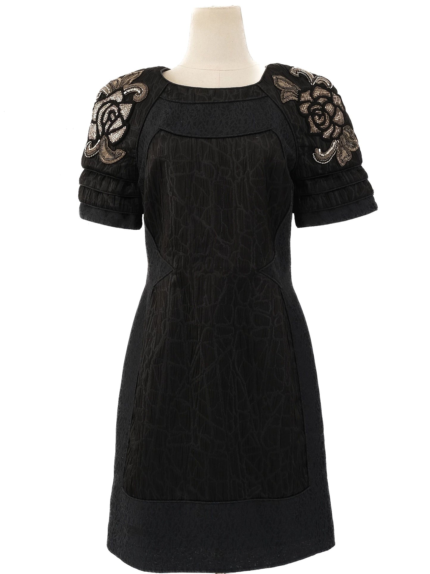 perfect matthew williamson blue silk dress size l women