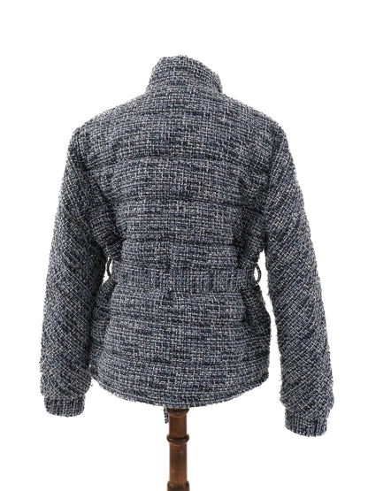 Perfect Maje Tweed Jacket Navy and White Size M Women