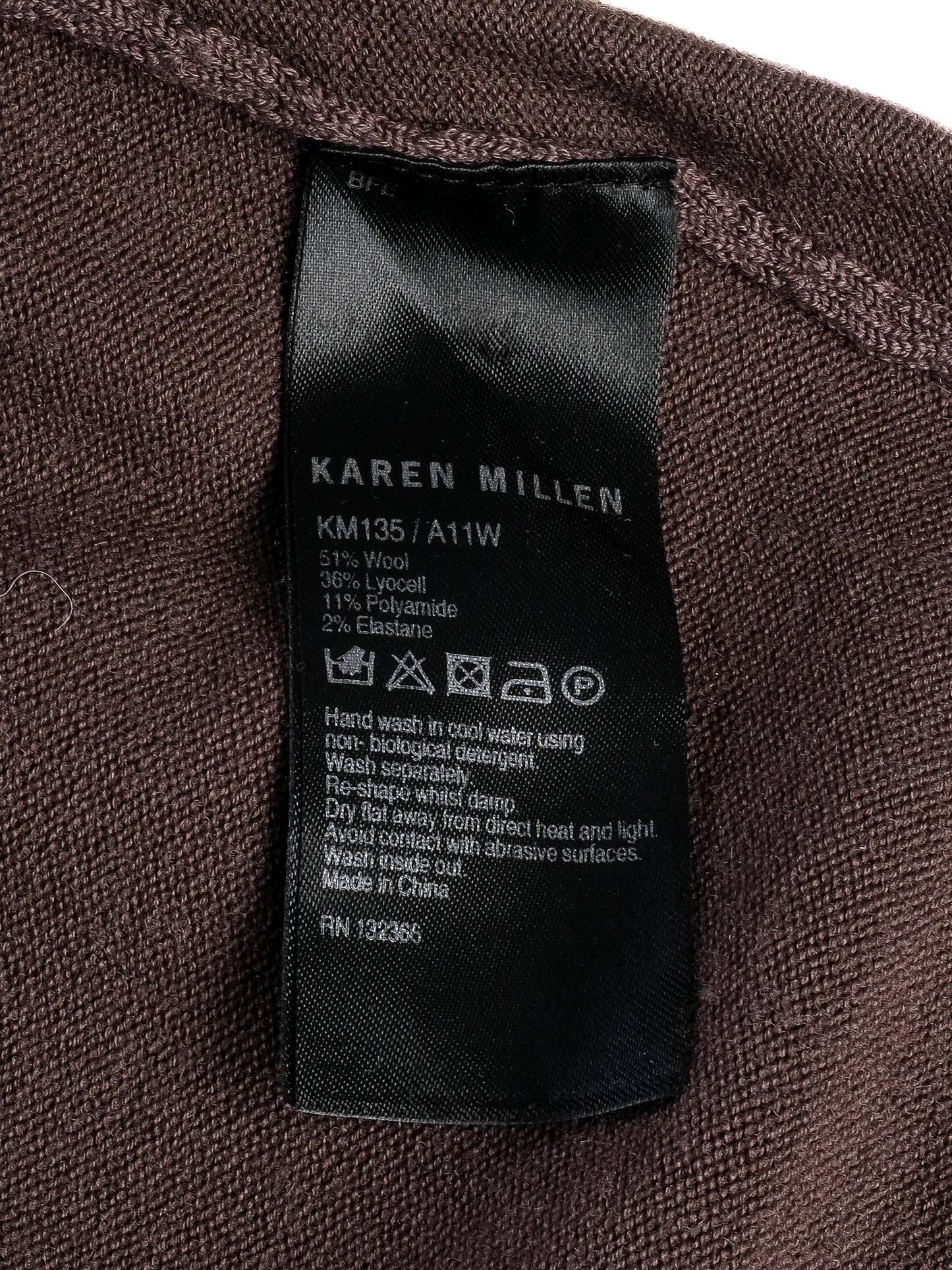 excellent karen millen orange wool sweater size xs off-shoulder